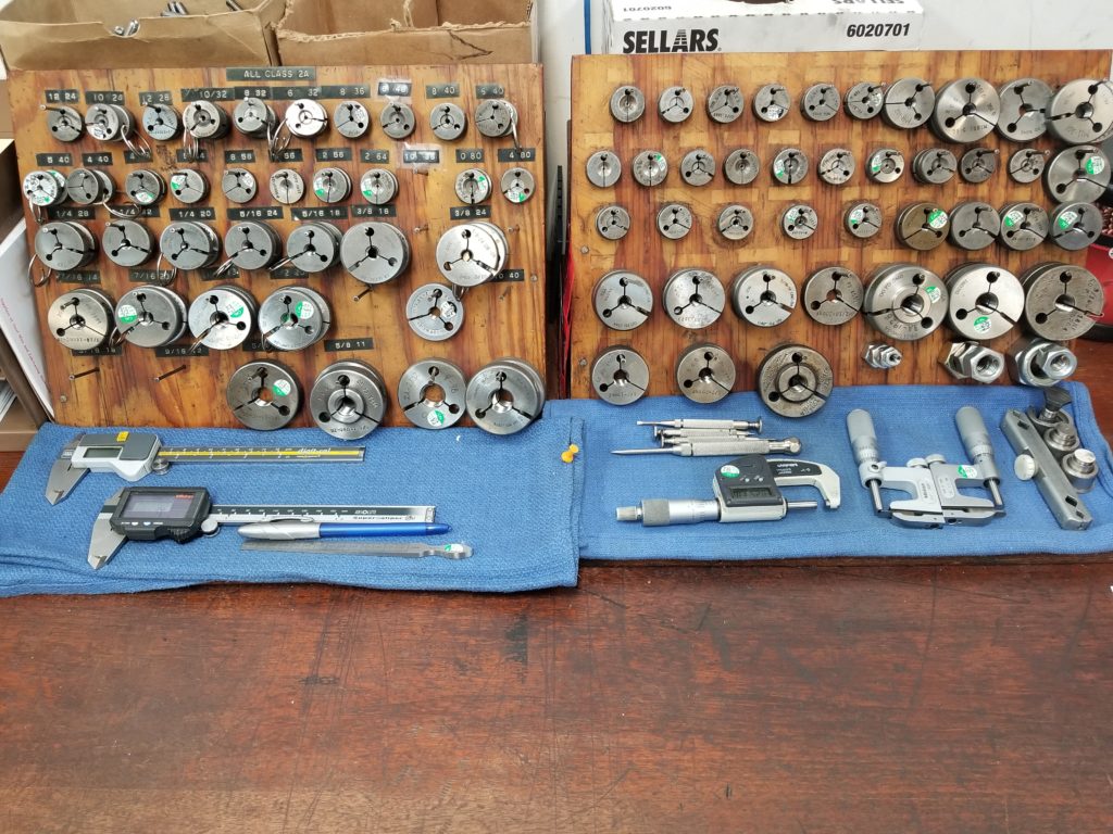 Ring gauges and other measuring equipment